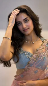 Bhagyashri Borse Dazzles in Elegant Designer Saree – Latest Photos (16)