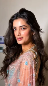 Bhagyashri Borse Dazzles in Elegant Designer Saree – Latest Photos (17)