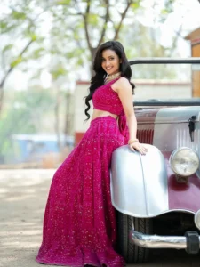 Deepika Pilli Looks Gorgeous in Pink Lehenga Latest Photos (12)