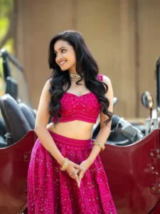 Deepika Pilli Looks Gorgeous in Pink Lehenga Latest Photos (13)