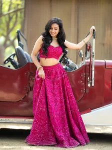 Deepika Pilli Looks Gorgeous in Pink Lehenga Latest Photos (4)