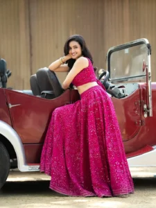 Deepika Pilli Looks Gorgeous in Pink Lehenga Latest Photos (6)
