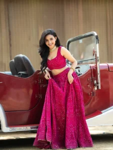 Deepika Pilli Looks Gorgeous in Pink Lehenga Latest Photos (7)