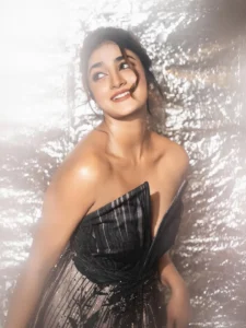 Dimple Hayathi Stuns in Elegant Black Designer Gown at Glamorous Photoshoot (10)