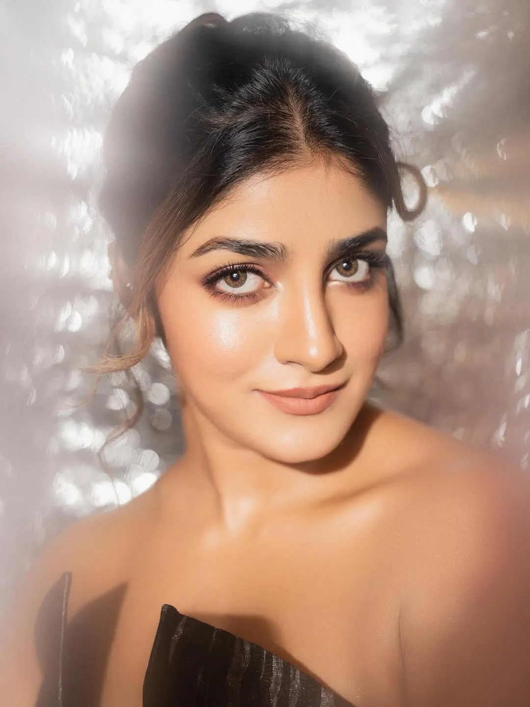 Dimple Hayathi Stuns in Elegant Black Designer Gown at Glamorous Photoshoot (15)