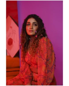 Dimple Hayathi Turns Up the Glam Quotient in Stunning Red Outfit Photos (14)