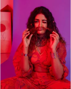 Dimple Hayathi Turns Up the Glam Quotient in Stunning Red Outfit Photos (4)