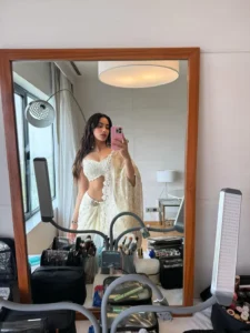 Janhvi Kapoor Looks Stunning in Elegant White Saree – Latest Photoshoot (19)