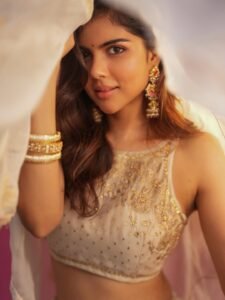 Kalyani Priyadarshan Looks Dreamy in Elegant White Ethnic Outfit Photos (14)