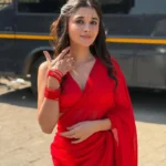 Kanika Mann Turns Heads in Stunning Red Saree During Latest Photoshoot (11)