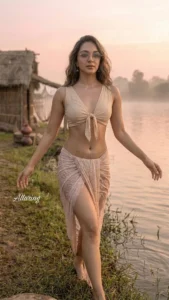 Kiara Advani Looks Mesmerizing in Beige Co-Ord Outfit by the Riverside (8)