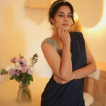 Mrunalini Ravi Looks Gorgeous in Elegant Designer Saree – Latest Photos (5)