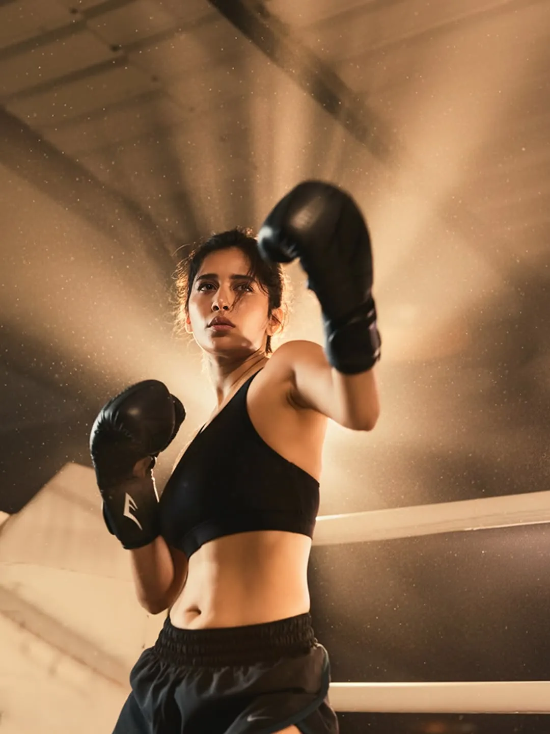 Nabha Natesh Shows Her Fierce Side in Intense Boxing-Themed Photoshoot (10)