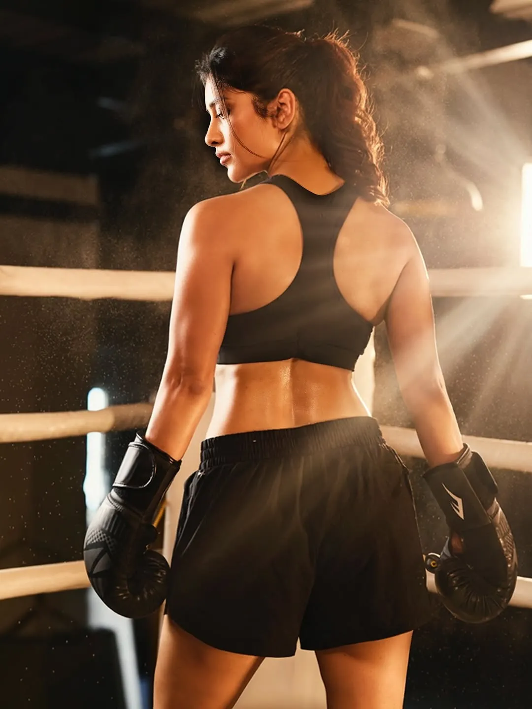 Nabha Natesh Shows Her Fierce Side in Intense Boxing-Themed Photoshoot (11)