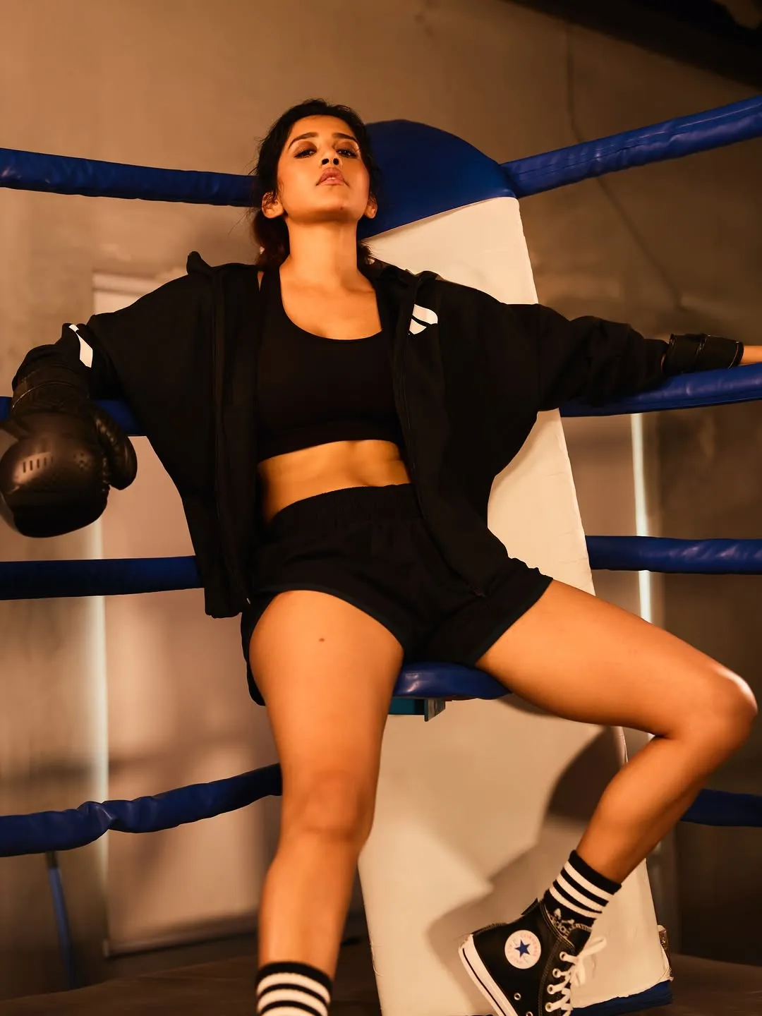 Nabha Natesh Shows Her Fierce Side in Intense Boxing-Themed Photoshoot (9)