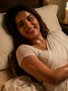 Nidhhi Agerwal Looks Graceful in Elegant White Saree – Latest Photos (8)