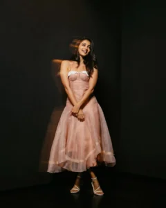 Pooja Hegde Radiates Charm in Elegant Pink Outfit – Latest Photoshoot (6)