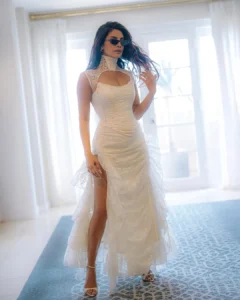 Priyanka Chopra Stuns in Elegant White Designer Outfit – Latest Photos (11)