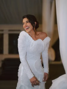 Priyanka Chopra Stuns in Elegant White Designer Outfit – Latest Photos (6)