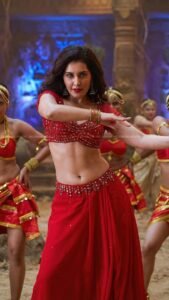 Raashi Khanna Sets the Stage on Fire in Stunning Red Dance Costume Photos (1)