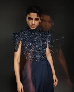 Samantha Ruth Prabhu Stuns in Elegant Black Designer Outfit at Latest Photoshoot (4)