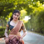 Vaishnavi Chaitanya Looks Graceful in Traditional Lehenga Saree – Latest Photos